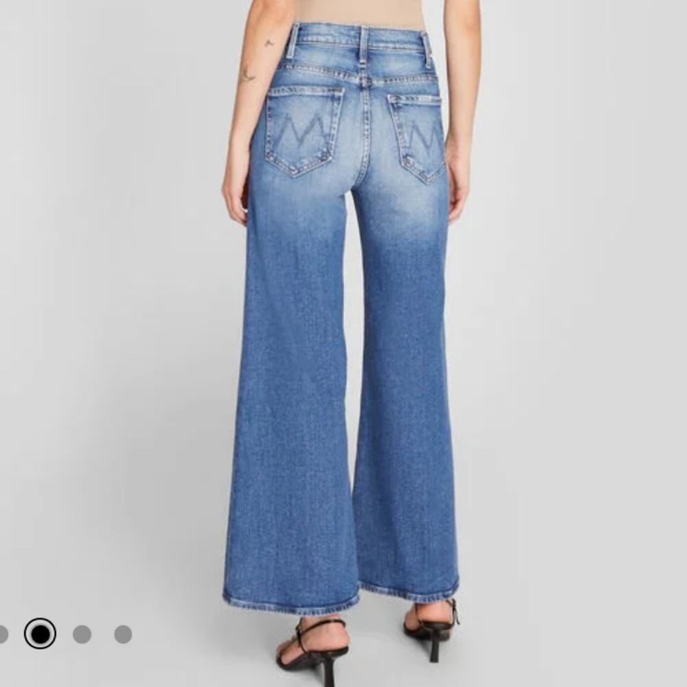 MOTHER the Hustler Roller Ankle Denim Jeans color High on the Hog NWT